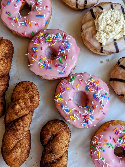Donut Box 7 - 1/2 Dozen Birthday Party Donuts (pop-ups only)