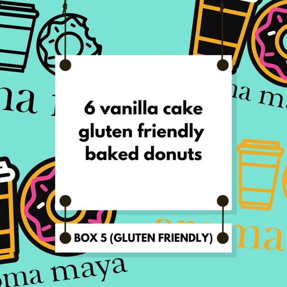 Donut Box 5 - 1/2 dozen Gluten Friendly* (pop-ups only)